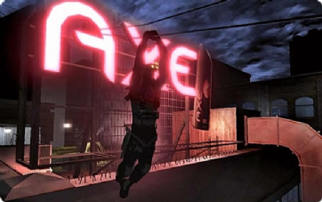 La marque Axe, bien visible dans le jeu Splinter Cell