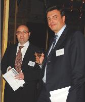 Gil Brodin (Caisse d'Epargne) et Stéphane Kusic (PagesJaunes)