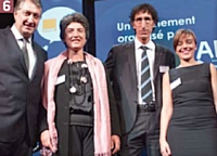 Eric Dadian (AFRC), Béatrice Felder (Orange Business Services), Morald Chibout (Autolib), Chantal Teixeira (Autolib).