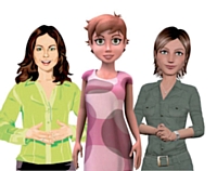 Léa (eBay), Zoé (GDF Suez), et Elsa (ES Energie) sont toutes des agents virtuels intelligents (AVI).