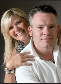 Frédérique et Stéphane Montiel, cogérants du salon de coiffure.