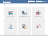Dès votre inscription, privilégiez la page professionnelle proposée par Facebook pour davantage de lisibilité.