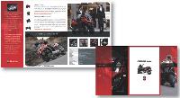 Le mailing réalisé par Fidback pour Piaggio est personnalisé au niveau de chaque concessionnaire. Il présente les promotions offertes par chaque magasin et les visuels peuvent changer en fonction des mises en avant.