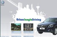 La jungle urbaine... une prise en mains ludique du «Tiguan», via un jeu virtuel.