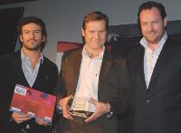Lionel Benbassat (Eurostar), Yann Carré (DMC) et Arnaud Caplier (Acxiom).