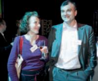 Marie-Pierre Lamotte (Les Echos) et Guy Besly (Uniservices Informatique).