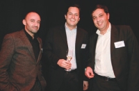 Pierre-François Peltier (Mediapost), Grégoire Cléry (Editialis) et Philippe Bourriot (Mediapost).