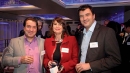 Céline Baumann (La Poste Courrier), entourée de Bernard Plé et Roland André (Mediapost).