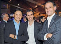 Roger Lei, LaSer, Stéphane Fauchet, Marketing Direct, et Hervé Lenglart, p-dg d'Editialis, groupe éditeur de Marketing Direct.