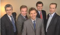 Les cinq managing partners de Numsight: Jean-Christophe Personnat, Eric Weerdmeester, Jean Deloffre, Eric Lombard et Eric Janvier.