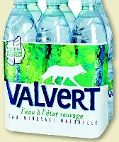 Valvert est la première marque d'eau française à utiliser du plastique recyclé.