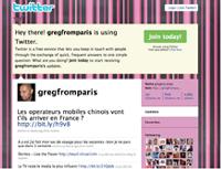 grégory Pouy présente sa page personnelle sur twitter: http://twitter.com/gregfromparis
