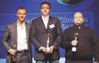 Hugues Pietrini (Orangina Schweppes), Philippe Cantet (Innocent France) et Mathieu Minel (Nintendo France).