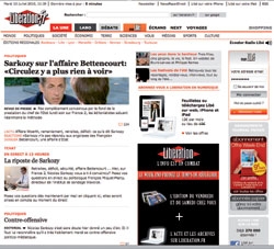 Malgré le déclin du journal, Libération, se veut dynamique sur le Web.