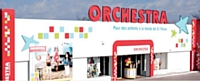 L'une des 137 succursales d'Orchestra, d'une superficie de 600 m2, au sein d'une zone commerciale à proximité de Montpellier.