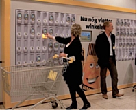 Le self scanning a été mis en place dans les boutiques du groupe alimentaire Delhaize.