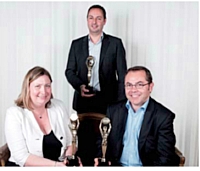 De gauche à droite : Bérangère Lamboley, directrice générale chargée du marketing et de la communication de But, David Garbous, directeur marketing de Lesieur et Manuel Berquet-Clignet, directeur marketing de Coca-Cola France.