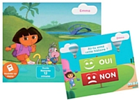 Sur la chaîne jeunesse Nickelodeon, un service invite l'enfant à donner son avis à la fin de chaque programme.
