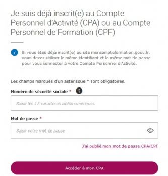 Compte personnel d'activité : comment ça marche?