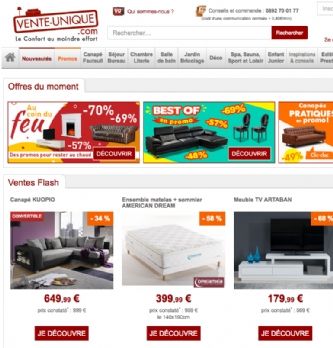 Vente-unique se lance en Pologne