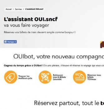 Le chatbot de OUI.sncf s'enrichit avec le paiement
