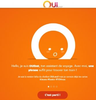 Le chatbot de oui.sncf devient le premier gagnant de Best Robot Experience