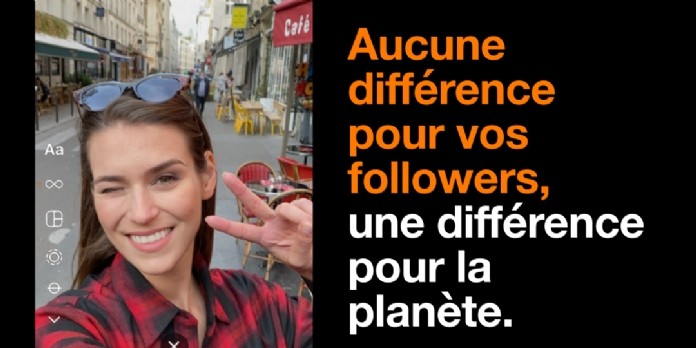 Orange et Publicis Conseil proposent un filtre Instagram et Facebook écolo