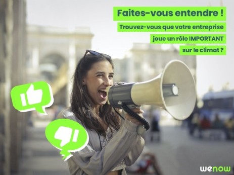 WeNow lance un sondage sur les attentes des salariés en matière de climat