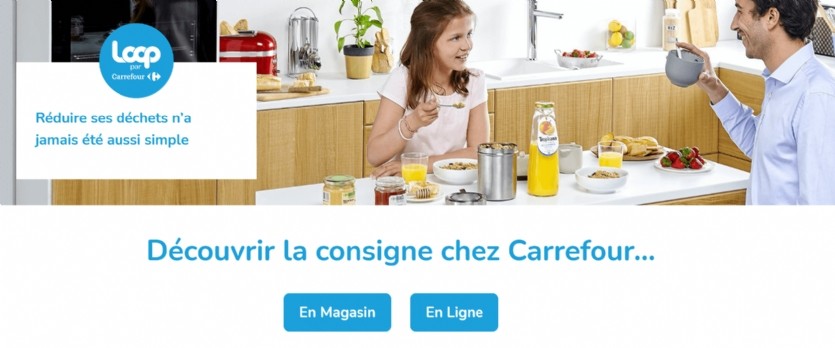 Carrefour déploie le service de consigne Loop
