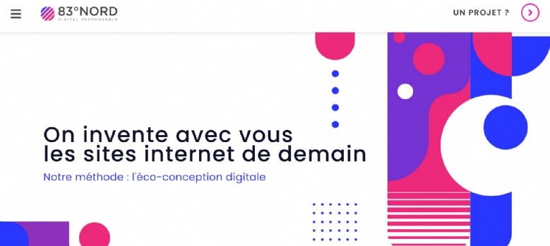 83° Nord éco-conçoit des sites web