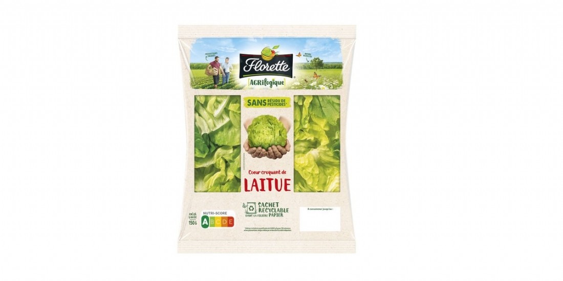 Florette lance le sachet de salade recyclable