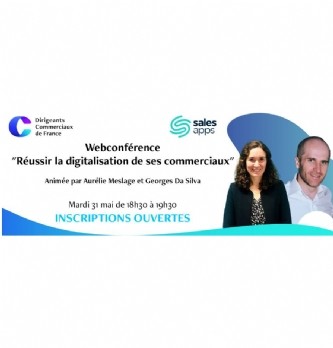 « Réussir la digitalisation de ses commerciaux » - Assistez à la webconférence DCF en partenariat avec Salesapps