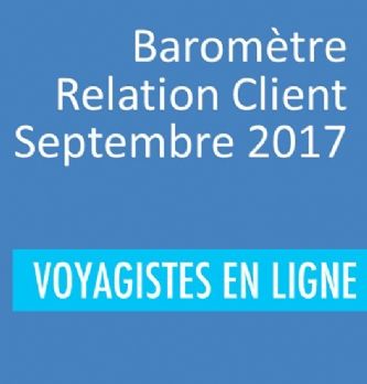 Baromètre : la compétence du personnel, motif d'enchantement de la relation client des voyagistes en ligne.
