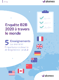 Couverture Enquête sur le commerce B2B à travers le monde en 2020 : 5 enseignements qui montrent l’importance croissante de l’expérience produit