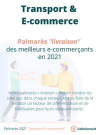 Couverture livre blanc Palmarès livraison Colisconsult des meilleurs e-commerçants 2021