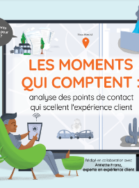 Couverture livre blanc Les moments qui comptent : analyse des points de contact qui scellent l'expérience client