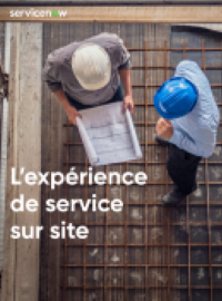 Couverture L’expérience de service sur site